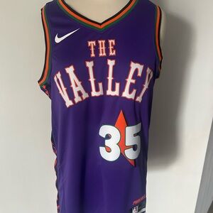 Nike The Valley #35 Purple Orange Green Basketball Jersey Kevin Durant